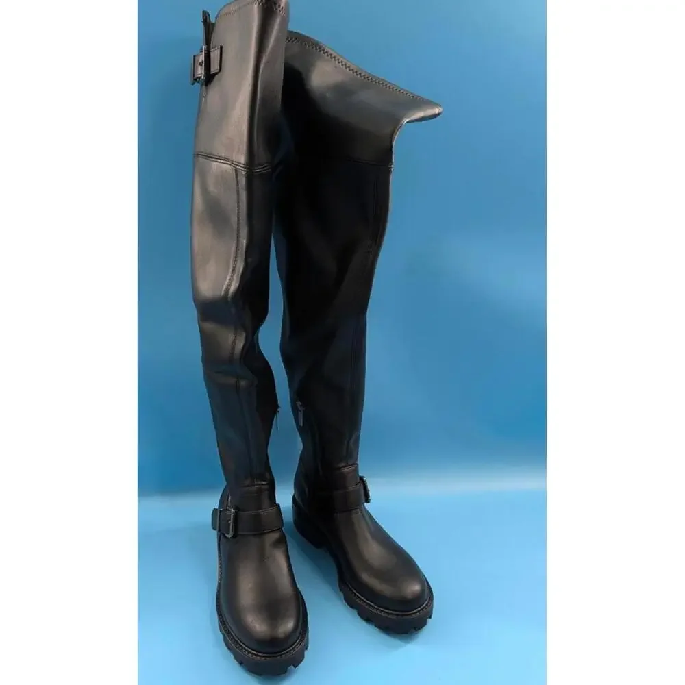 Marc Fisher‎ LTD Lug Sole Women's Ganven Over-The-Knee Boot NWOB